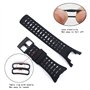JTMM bracelet en caoutchouc souple de remplacement for Suunto Ambit 1/2 / 2S / 2R / 3 sport / 3 cycles / 3 picots - Bracelet de