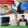 FoxCrypt Premium Filtre de confidentialité Anti-Espion pour Apple MacBook Air 13" (2012-2017) 287 x 179 mm