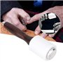 Marteau de poinçon en cuir professionnel avec maillet en cuir double tête Leathercraft avec manche en bois pour l'artisanat en c