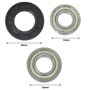 SPARES2GO Kit roulement de tambour et joint d'huile pour machines à laver LG (6205ZZ & 6206ZZ)