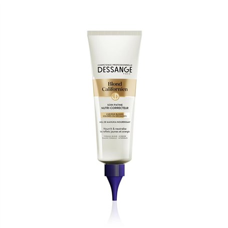 DESSANGE - Soin Patine Nutri-Correcteur - Formule Enrichie au Miel de Manuka - Pour Cheveux Blonds ou Décolorés - Blond Californ