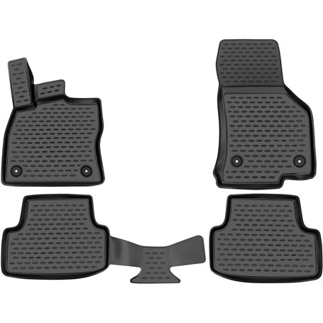 Element Tapis de Sol en Caoutchouc Premium Toyota C-HR 2016-2020 4WD