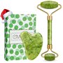 Jade Roller Gua Sha Visage Rouleau Face Facial pierre veritable Kit Massage Set Soin de la peau pour Anti-âge Réduire Les Rides