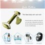 Jade Roller Gua Sha Visage Rouleau Face Facial pierre veritable Kit Massage Set Soin de la peau pour Anti-âge Réduire Les Rides 