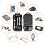 124 en 1 Kit de Tournevis de Précision Magnétique Tournevis Professionnel Kit d'outils de Réparation pour Téléphone Portable,Tab