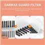 Healifty Filtre De Protection Auditive En Plastique Pour Aides Auditives - Kit De 1 Ensemble Avec Garde De Cire Compatible Avec 