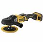 DeWalt Polisseuse rotative XR 18V 5Ah Li-Ion Brushless - 2 batteries DCM849P2-QW Jaune