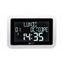 Horloge Numérique Murale Rétroéclairée et Radio Pilotée - La Viso15 de Geemarc Affiche Automatiquement l’Heure Exacte - Calendri
