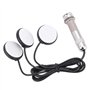 Alomejor Micros Guitare Acoustique Électrique Instrument Piezo 3 en 1 Microphone pour Guitare Acoustique Ukulélé Mandoline