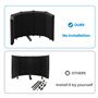 Moukey Bouclier d'Isolation de Microphone, Mousse D'insonorisation Bouclier Acoustique Micro avec 5 Panneaux acoustiques de Micr