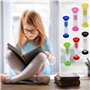 moinkerin 6 Pièces Sabliers Minuterie Sablier Enfant Dent Horloge de Sable 30S/ 1Min / 2Mins / 3Mins / 5Mins / 10Mins pour Les E