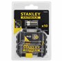 STANLEY - FatMax STA88564-XJ STANLEY Black and Decker Coffret 9 Torsion 50mm PH et Porte-Embouts magnétique