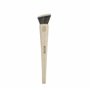 Brocha Maquillaje Flat Top Kabuki Natural Fiber Beige