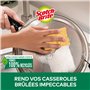 Scotch-Brite Classic Éponge à Récurer en Cellulose Non Rayante - 6 Pièces - Tampon à Récurer Très Absorbant Indiqué pour Les Tâc