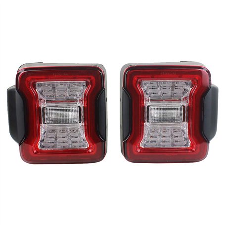 SXMA Feux arrière à LED Les Plus récents pour Feux de recul pour Feux de Position arrière Wrangler JK 07-17 (Euro Version)