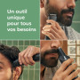 Philips Tondeuse tout-en-un Multigroom série 3000 7 accessoires - Tondeuse pour barbe et cheveux, Lames auto-affûtées respectueu