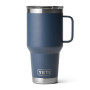 YETI Rambler Travel Mug, Stainless Steel Vacuum Insulated Mug with Stronghold Lid, Navy, 30 oz (887 ml)