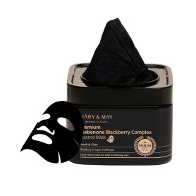 Mary&May Idebenone Blackberry Complex Essence Mask 30 sheets