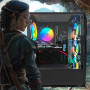 STGsivir PC Gamer Fixe,Ordinateur Gaming,Radeon RX 580 16Go, Core i5-9400F jusqu'à 4.1GHz, 16Go DDR4 RAM, 512Go SSD, 600M WiFi, 