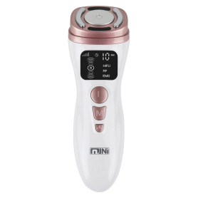 Machine Hifu pour le visage Portable Anti-âge Mini appareil Hifu visage chauffé Pro 3 en 1 avec HIFU RF EMS Facial Machine Femme