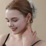 Boucles d'oreilles femme, Boucle d oreille femme, Boucles d'oreilles Créoles Épaisses 14K Or Argent 925 Plaqué Chunky Creoles Ca