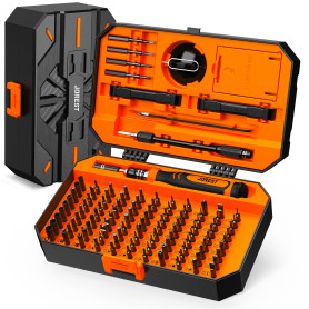 JOREST 115 en 1 Kit de Tournevis de Précision, Mini Magnétique Outils de Réparation avec Torx, Pour PC, Computer, iphone, Macboo