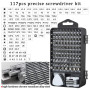 E·Durable 138in1 mini tournevis de précision Kit de mémoire magnétique pour la fixation d'un ordinateur portable iPhone PC Macbo