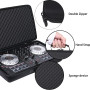 Fockety Étui de Contrôleur DJ pour DDJ FLX4 400 SB2 SB3 RB, Boîtier Dur du Contrôleur DJ 2 Canaux, Sac de Rangement de Transport