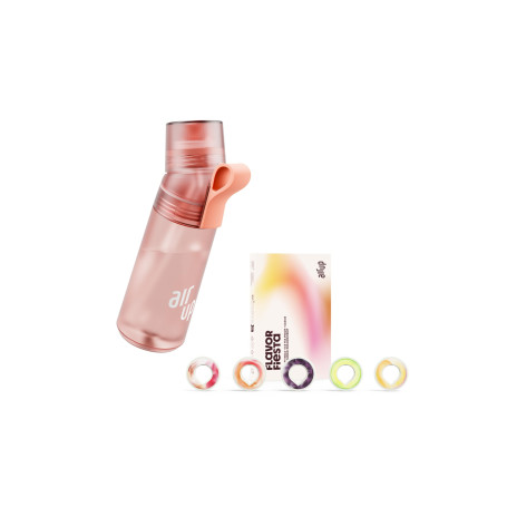 air up® Coffret découverte gourde Twist Pro avec 5 pods I Gourde 600 ml I Arômes sans sucre I Passe au lave-vaisselle, sans BPA 