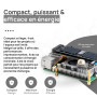 Raspberry Pi 5 8 Go PCIe M.2 NVMe – Kit | Boîtier en métal | Cooler Actif | Carte M.2 NVMe SSD PCIe | Bloc d'alimentation Offici