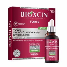 Bioxcin Forte Sérum végétal 3 x 50 ml – Contre la perte de cheveux forte – Pour une croissance des cheveux plus forte et plus de