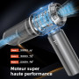 NVKHG Aspirateur à Main, 25000Pa Aspirateur à Main sans Fil, Aspirateur de Voiture à 3 Vitesses avec Moteur sans Brosse, Mini As