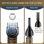 Surker Tondeuse Barbe Homme Tondeuse Cheveux Professionnelle Avec Lame en T de Coupe de Cheveux Chauve 0 mm Rasoir électrique To
