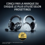 Razer BlackShark V3 Pro - Casque ANC sans Fil pour l’Esport - Annulation Active - Haut-parleurs 50mm - Micro HyperClear Amovible