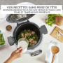 Moulinex, Cookeo Multicuiseur intelligent 6L, 80 recettes intégrées, Cuisson sans surveillance, Ecran intuitif, Guide de cuisson