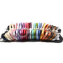 JUYA Métallique Papier Quilling 2/3/5/7/10 Largeur disponible(24 Couleurs, Largeur 2mm)
