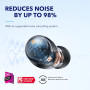 Soundcore by Anker Space A40 Ecouteurs Bluetooth sans Fil Réduction du Bruit Automatique jusqu'à 98%, Ecouteurs sans Fil, 50h de