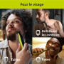 Philips OneBlade 360 Authentique Visage + Corps - Tondeuse à barbe électrique, tondeuse corps et rasoir avec technologie de lame