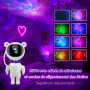 Projecteur Ciel Etoile, LED Astronaute Projecteur Galaxie avec Télécommande, Galaxy Projector Plafond, Projecteur de Veilleuse à