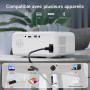 Mini Projecteur Portable, VISULAPEX V3pro 5G WiFi Vidéoprojecteur 12000LM, 1080P Full HD Supportée, Rétroprojecteur pour Home Ci