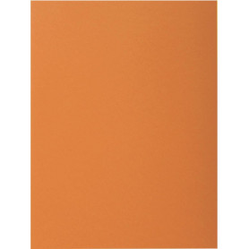 EXACOMPTA Paquet de 100 sous-chemises Rock's en carte 80 g, coloris havane