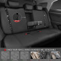 CAR PASS Housses siège Voiture en Cuir imperméable, Bling Diamant Brillant Cristal Scintillant, Universel pour 95% de Toutes Les