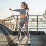 Lot De 3 Cordes De Traction De Yoga en Forme De 8, pour Exercices D'éPaules, Fitness, Yoga, Pilates, éTirements Musculaires, Amé