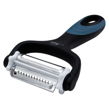 Neez 3 en 1 Épluche Legume - Asperges, Carotte, Tomate et Éplucheur Pomme de Terre - Bonnes Poignée Multifonction Inox Éplucheur