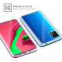 COPHONE® Coque Compatible Samsung Galaxy A71 Entièrement Transparente 360 Protection intégrale Avant Souple + arrière Rigide. Ho
