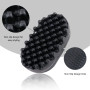 Fockety Brosse à Cheveux Spéciale pour Dreadlocks et Boucles Afro, Peigne en Caoutchouc pour Hommes et Femmes, Éponge Torsadée p