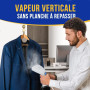 Rolipo Défroisseur Vapeur,1640W Fer à repasser portable haute puissance pour la maison, le bureau, le voyage, réservoir d'eau de