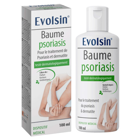 GAGNANT COMPARATIF: Evolsin® Psoriasis Crème I Soulagement efficace grâce à un mode d'action breveté unique I Apaise les peaux i