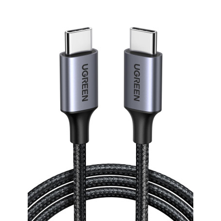 UGREEN Câble USB C USB C PD Charge Rapide 60W Nylon Tressé Compatible avec iPhone 17 Pro Max Air 16 Galaxy S25 Plus Ultra S23 A0