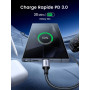 UGREEN Câble USB C USB C PD Charge Rapide 60W Nylon Tressé Compatible avec iPhone 17 Pro Max Air 16 Galaxy S25 Plus Ultra S23 A0
